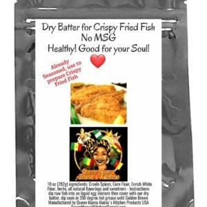 Queen Mama Alaina’s Dry Batter for Crispy Fried Fish & Seafood