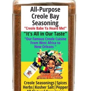 All Purpose Creole Bay Seasoning, healthy salt, mild