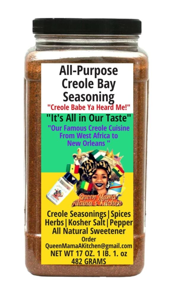 All Purpose Creole Bay Seasoning, healthy salt, mild 17oz