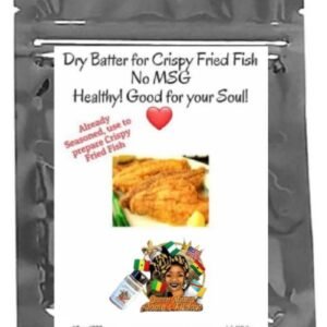 queen mama alaina’s dry batter for crispy fried fish & seafood