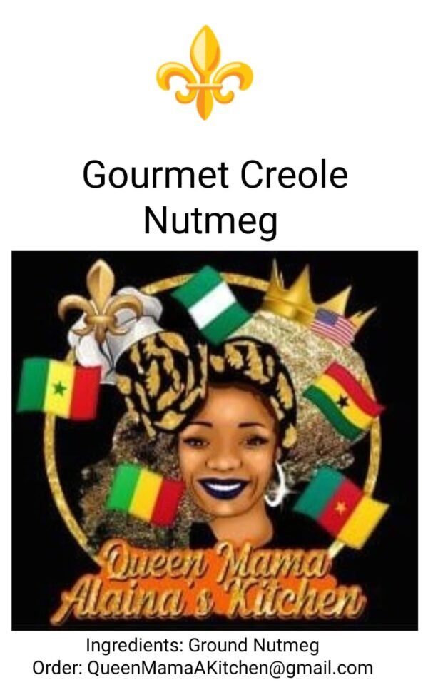Gourmet Creole Spice Nutmeg (1.1 oz)