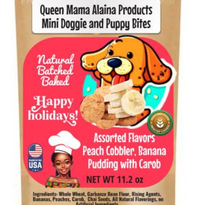 mini cookie bites doggie and puppy cookies assorted peach cobbler and banana pudding