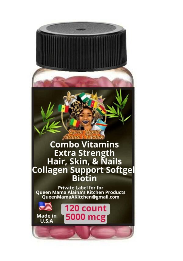 combo vitamins – extra strength hair, skin & nails support