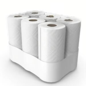 6 rolls 2 ply paper towels 80 sheets