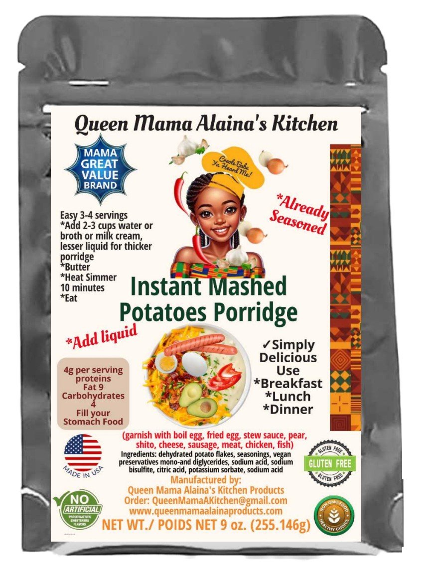 instant mashed potatoes porridge (already seasoned, 9 oz., 1 qty.) price includes domestic shipping instant mashed potatoes porridge (already seasoned, 9 oz., 1 qty.) price includes domestic shipping