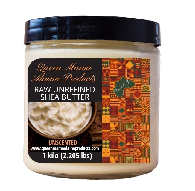 queen mama alaina unscented whipped shea butter, receive 1 qty queen mama alaina unscented whipped shea butter, receive 1 qty