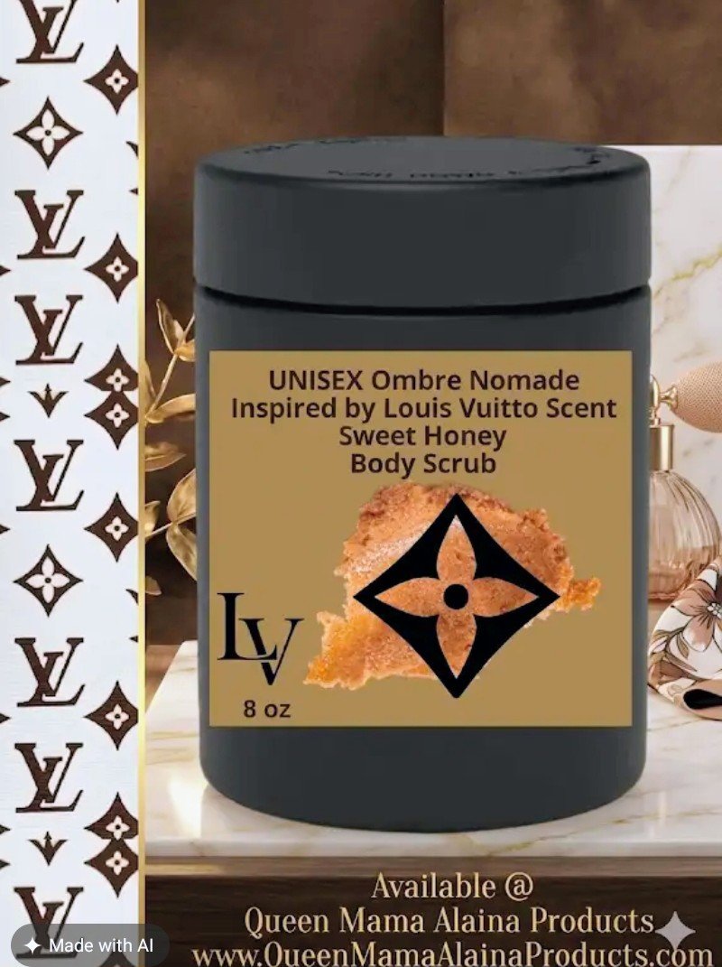 βοΈ π unisex body scrub | scent inspired by louis vuitton ombre nomade with sweet honey, 1 qty., (8oz., ships international) βοΈ π unisex body scrub | scent inspired by louis vuitton ombre nomade with sweet honey, 1 qty., (8oz., ships international)