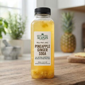 🇺🇸 📬 real fruit juice pineapple soda (6 qty., 12 oz bottle) ships domestic