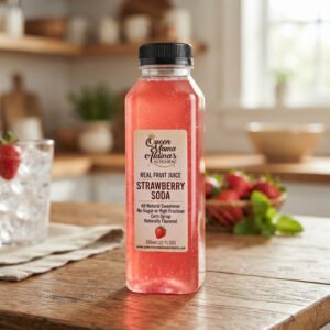 🇺🇸 📬 queen mama alaina's kitchen probiotic healthy apple juice soda (6 qty., 12 bottle) ships domestic