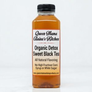 organic detox sweet black tea ( 6 qty., 12 oz bottle